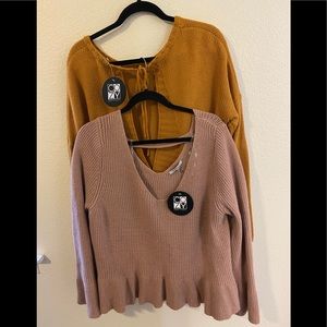 Plus Size Sweaters 1X/2X (Bundle)